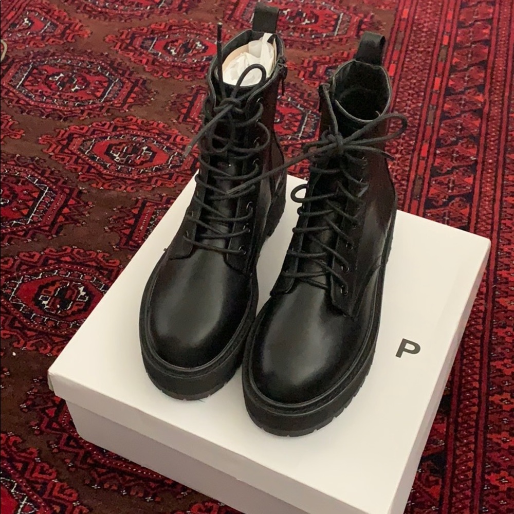 Brazen Topshop Platform Boots Brand New